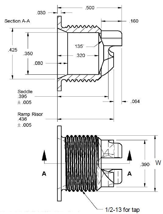 Receptacle MTHRT813S