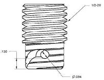 turnlock HGRRTAEN832S technical drawing