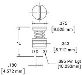 turnlock HGRTLS-33HTS technical drawing