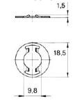 turnlock HHSWPZ technical drawing