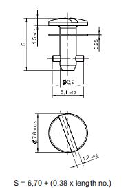 turnlock LMHTLS-1N technical drawing