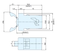 ターンロック LPPR199PB 製図