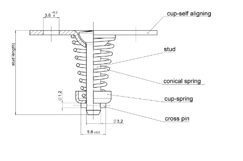 Turnlock MPPTLI-13Z disegno tecnico