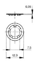 turnlock MPPWFS technical drawing