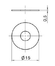 turnlock 50E15-1K technical drawing