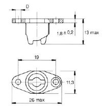 turnlock MS212-12SN technical drawing