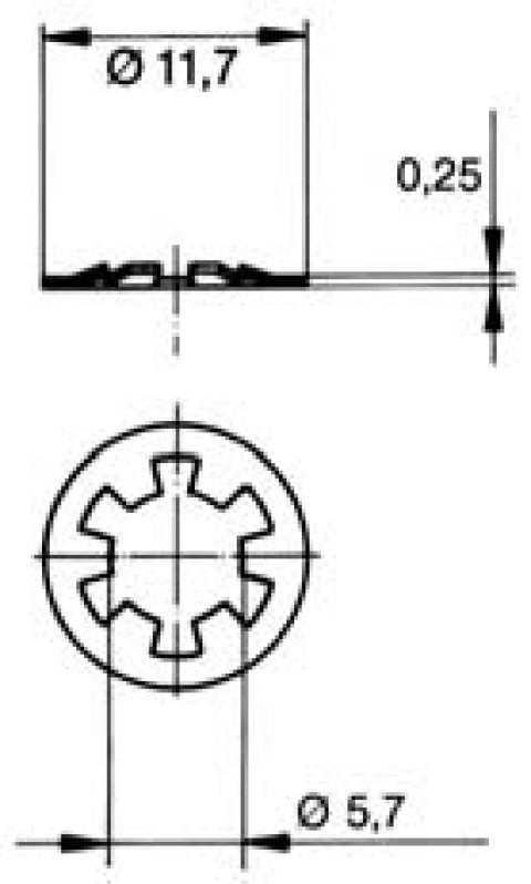 turnlock MTHWFS technical drawing